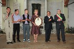 consegna del sonetto al gruppo donatori di sangue
