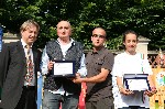 consegna riconoscimento a Felice Cacciolatto presidente Sanfront atletica  